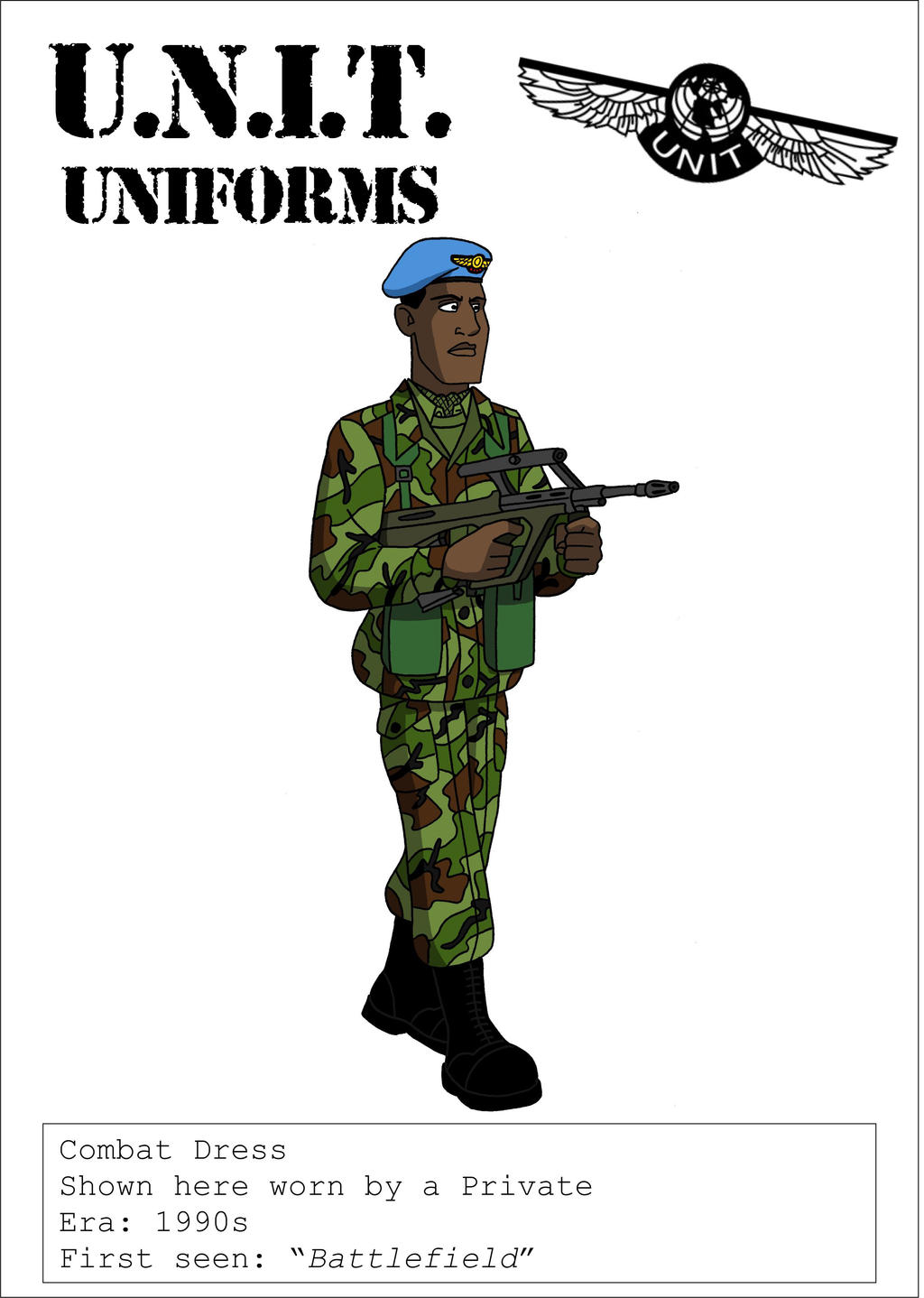 1990s UNIT Combat Dress Uniform