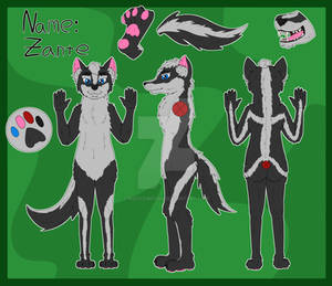 Zante ref sheet (Commission)