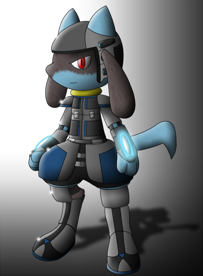 Riolu Battle Armor by MikeGTS on DeviantArt