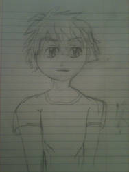 2011 Anime boy drawing