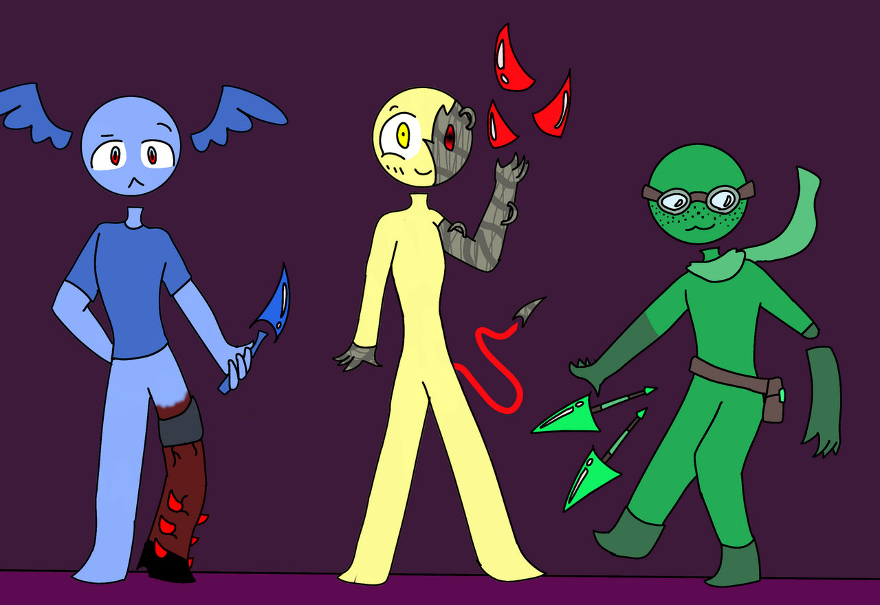 Stick Insect Oc Stickman OC ref by RandomARTAnt on DeviantArt