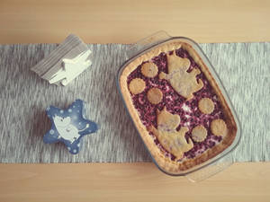 Moomin Blueberry pie