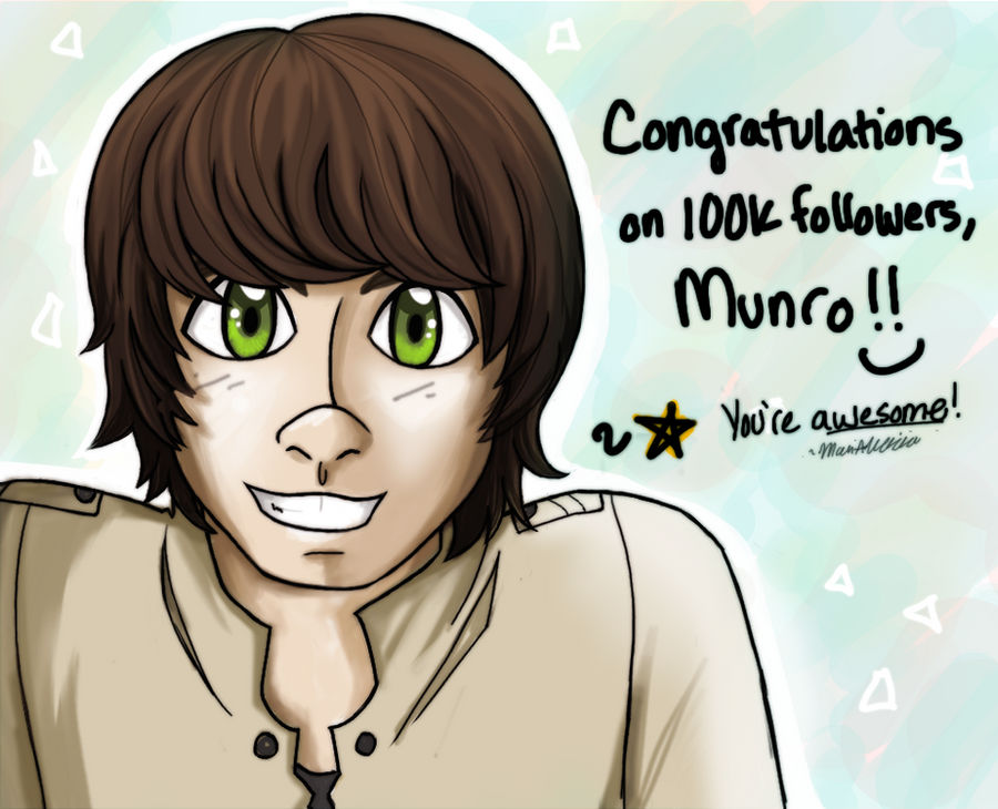 Congradulations Munro!