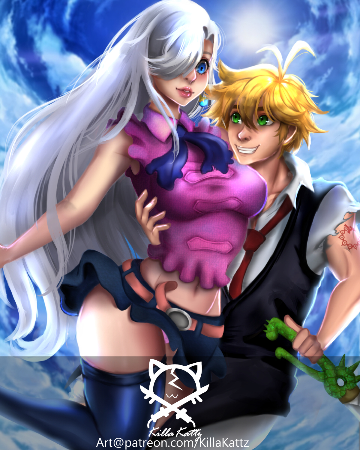 Meliodas & Elizabeth Seven Deadly Sins Nanatsu No Taizai 