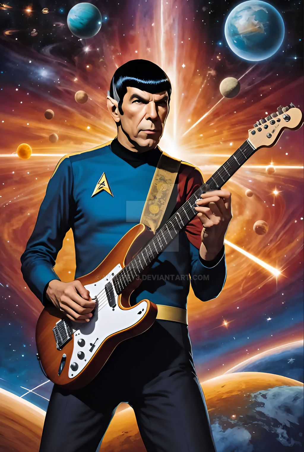 Spock n Roll by wcliffy3 on DeviantArt