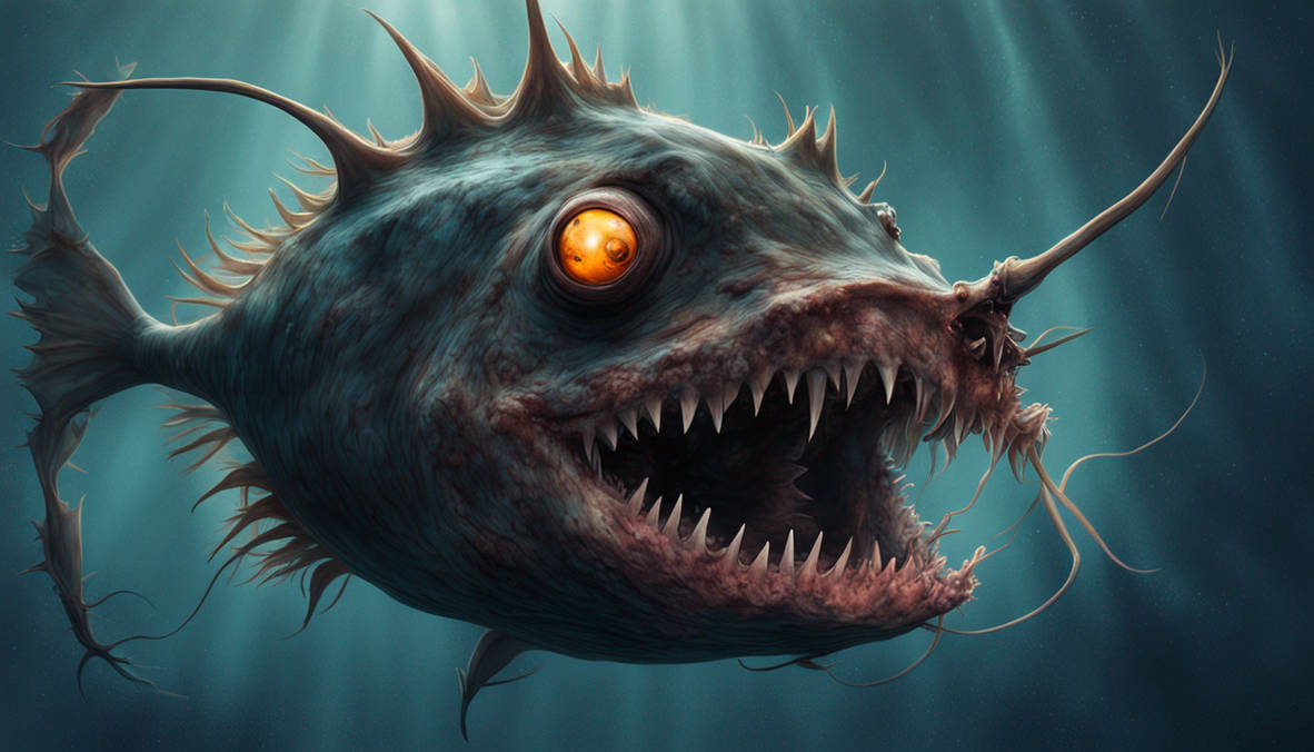 Abyss Fish Animation Terrifying Angler Fish In The Abyss by wcliffy3 on DeviantArt