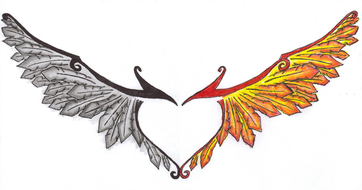 Символ два крыла. Крылья эскиз. Крылья тату эскиз. Крылья Феникса. Орнамент Крылья.