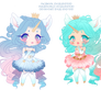 Unicorn Chibi Twins