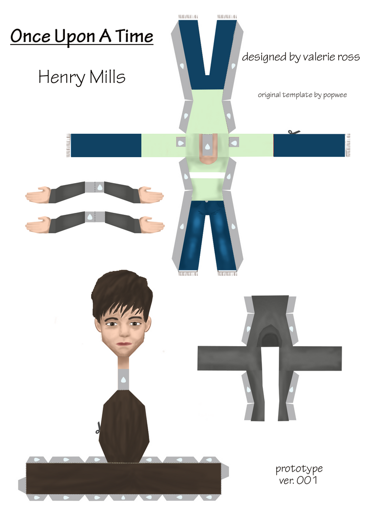 Henry Mills papercraft by keket1976 on DeviantArt