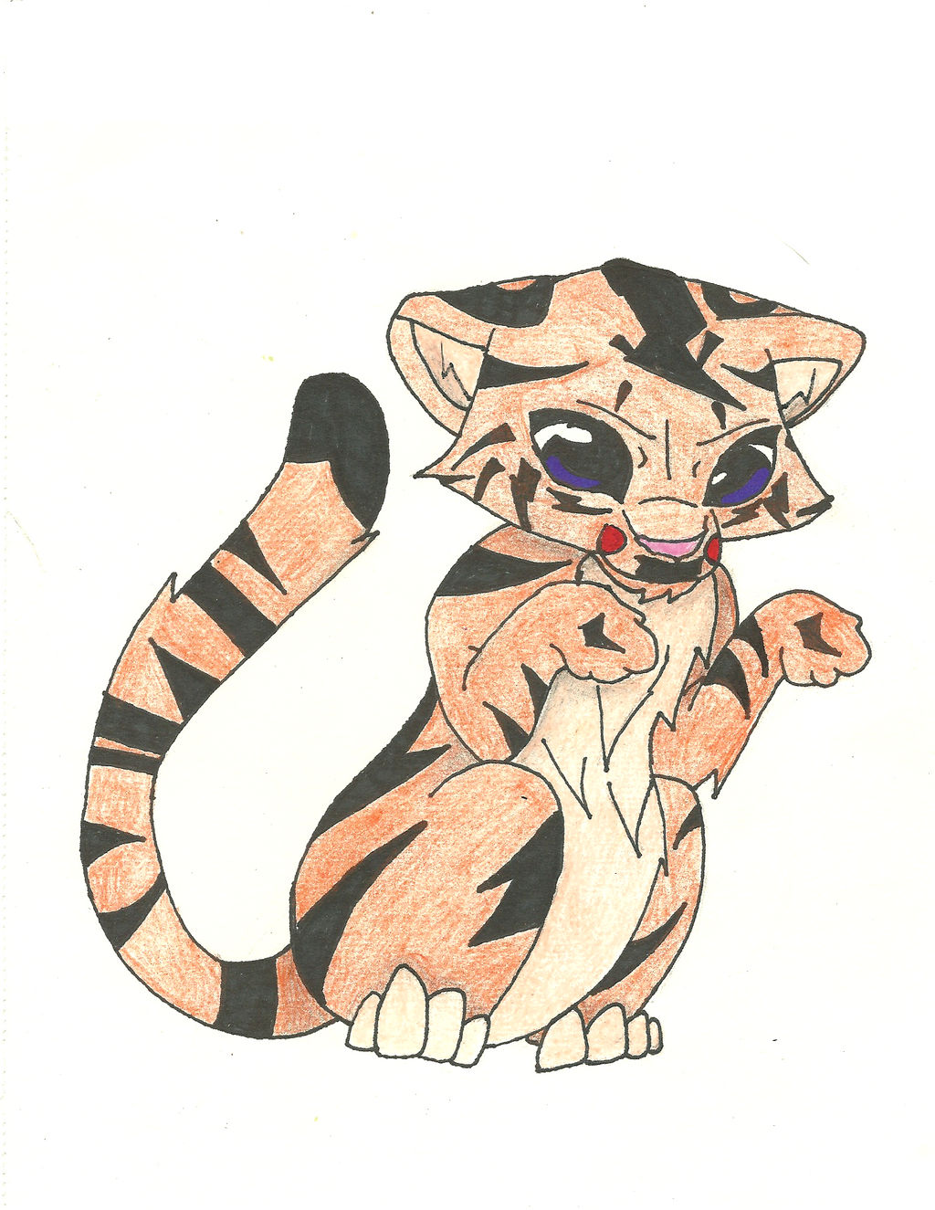 2 tiger i did for muh bud
