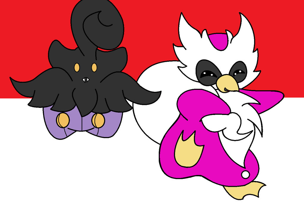delibird and pumpkaboo (shiny)