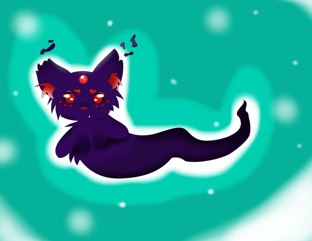 ghost kitty (friend wanted me to make)