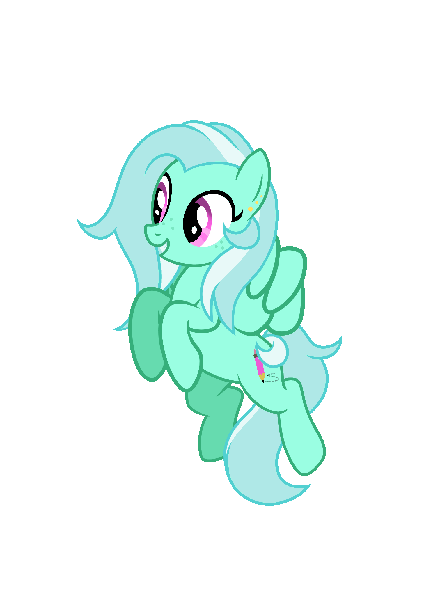My pony oc Sugar Sketch (gif)