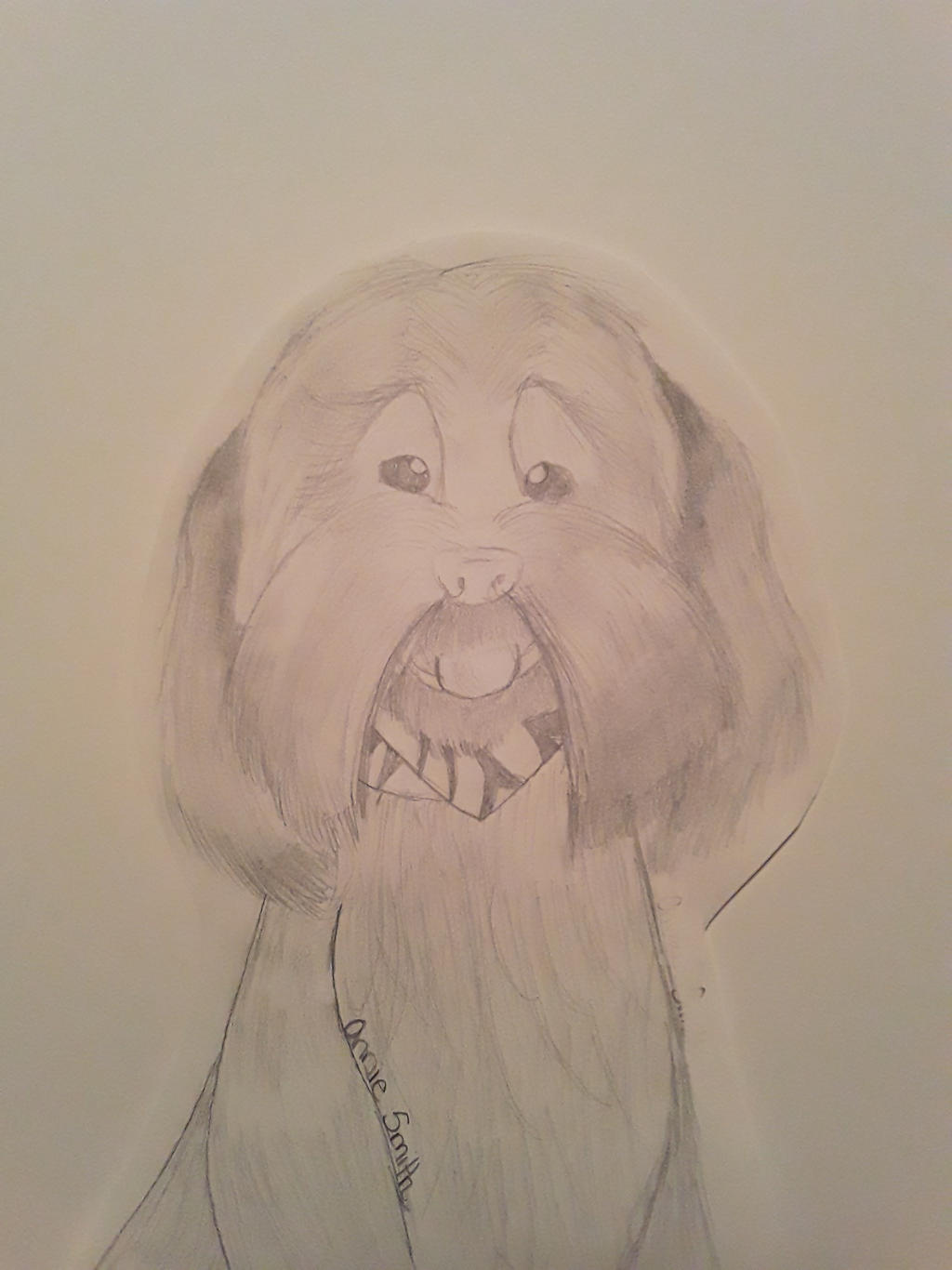 I drew a doggy for someone