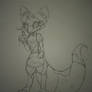 Aurora the Artistic Fox- fnaf securitybreach oc