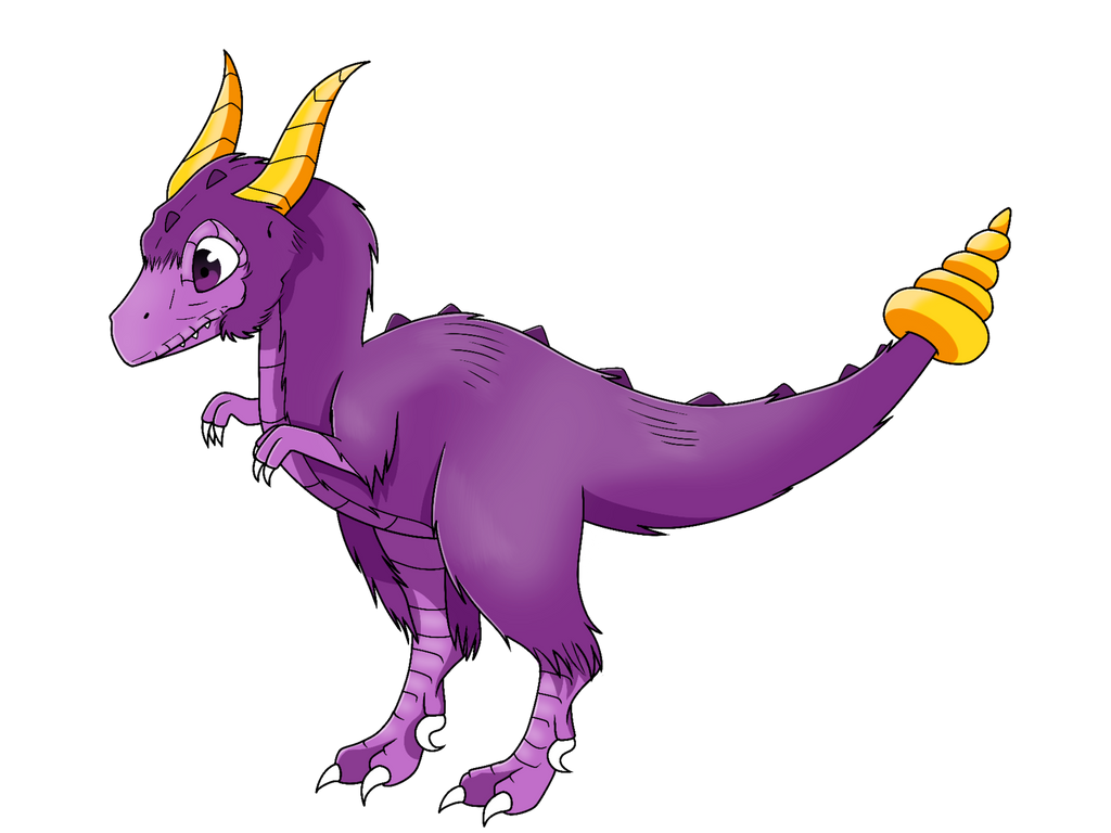 Fav. Dino/fav video game character fusion