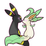 Leafeon x umbreon