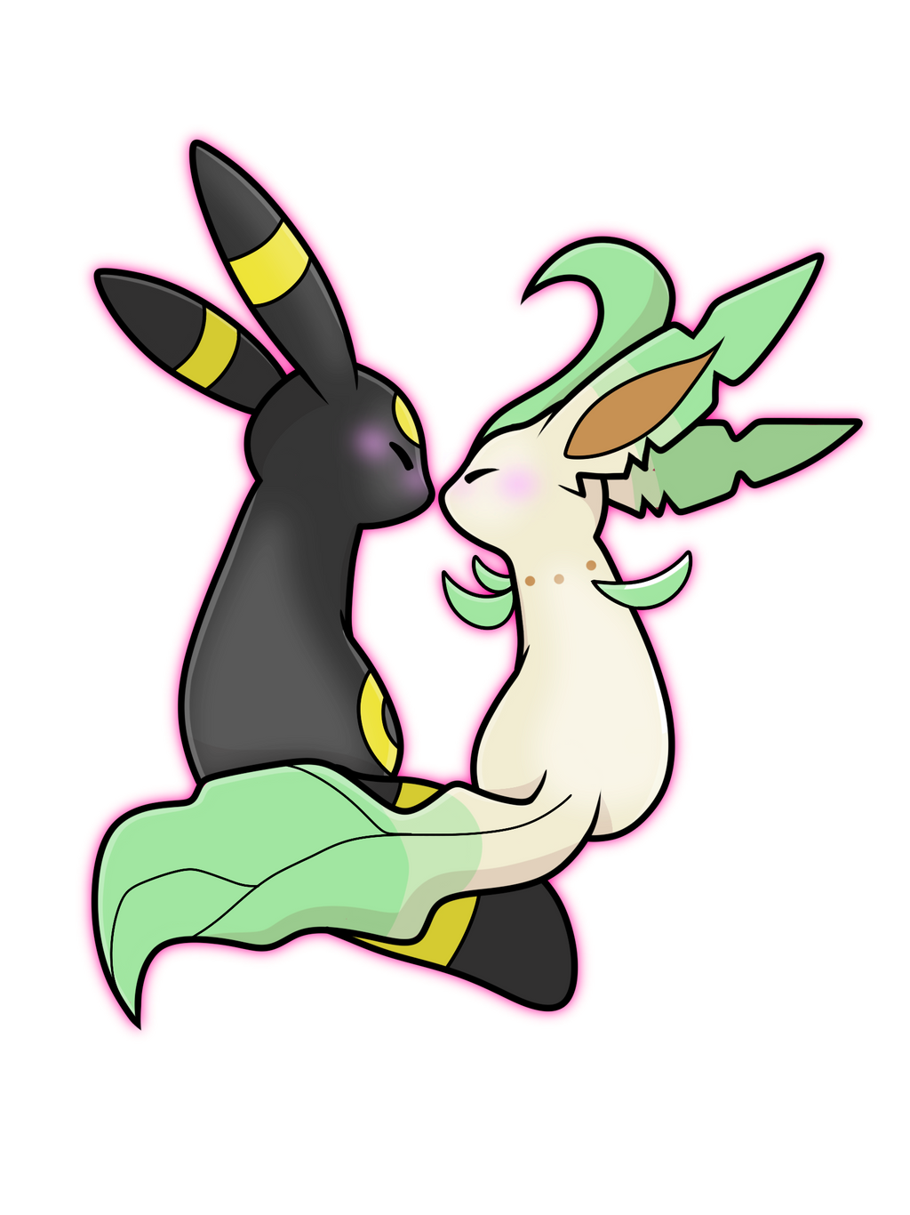 Leafeon x umbreon