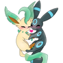 Leafeon x umbreon