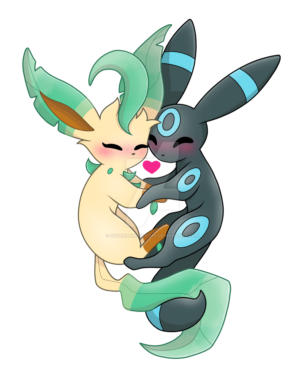 Leafeon x umbreon