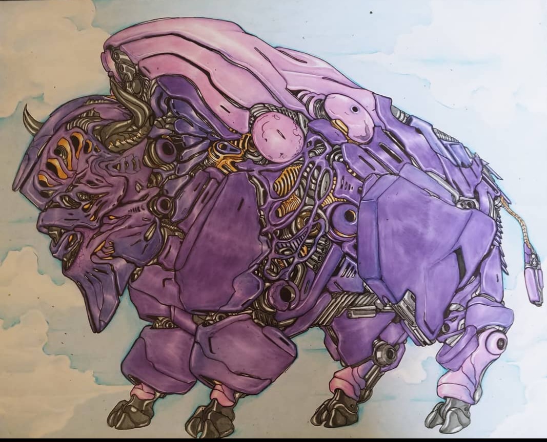 Bison Deviantart Bison by Sharkboiart on DeviantArt
