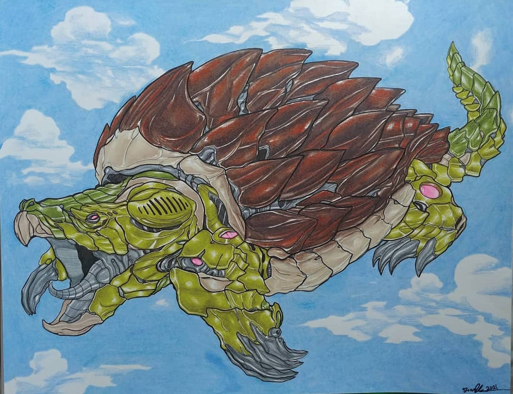 Snapping Turtle by Sharkboiart on DeviantArt
