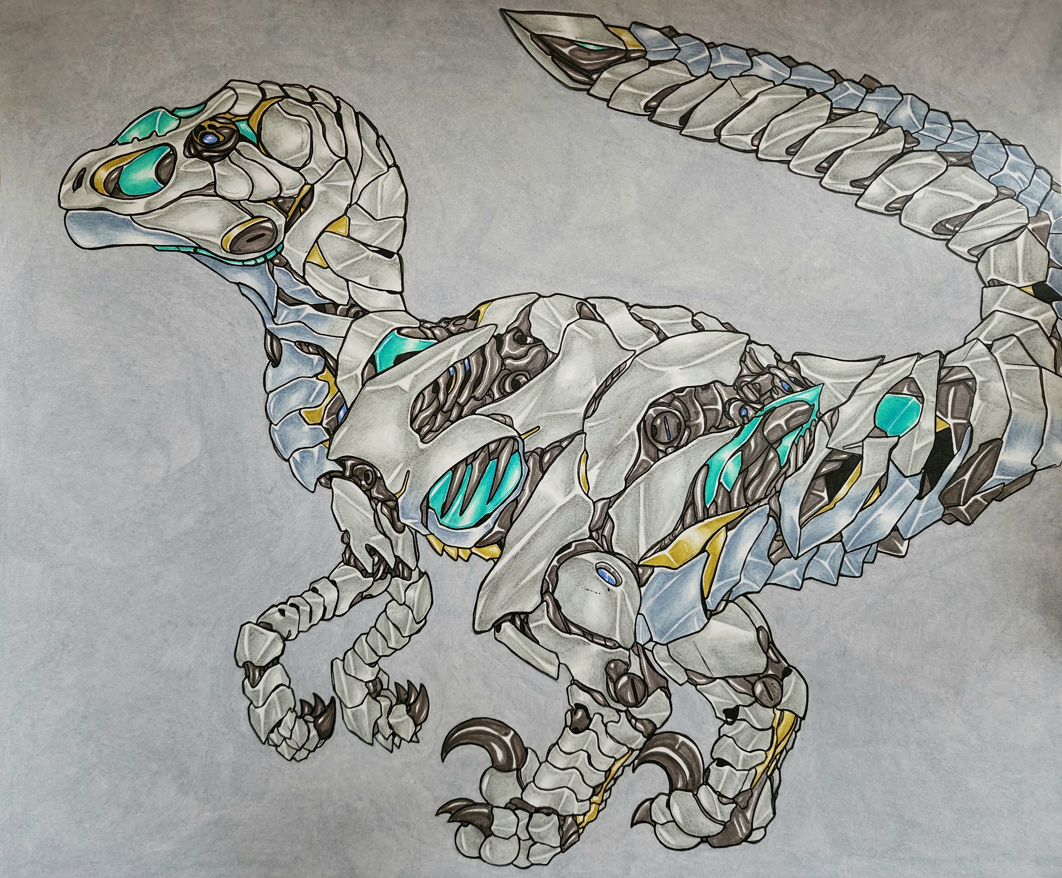 Rose Raptor Noble Raptor by Sharkboiart on DeviantArt