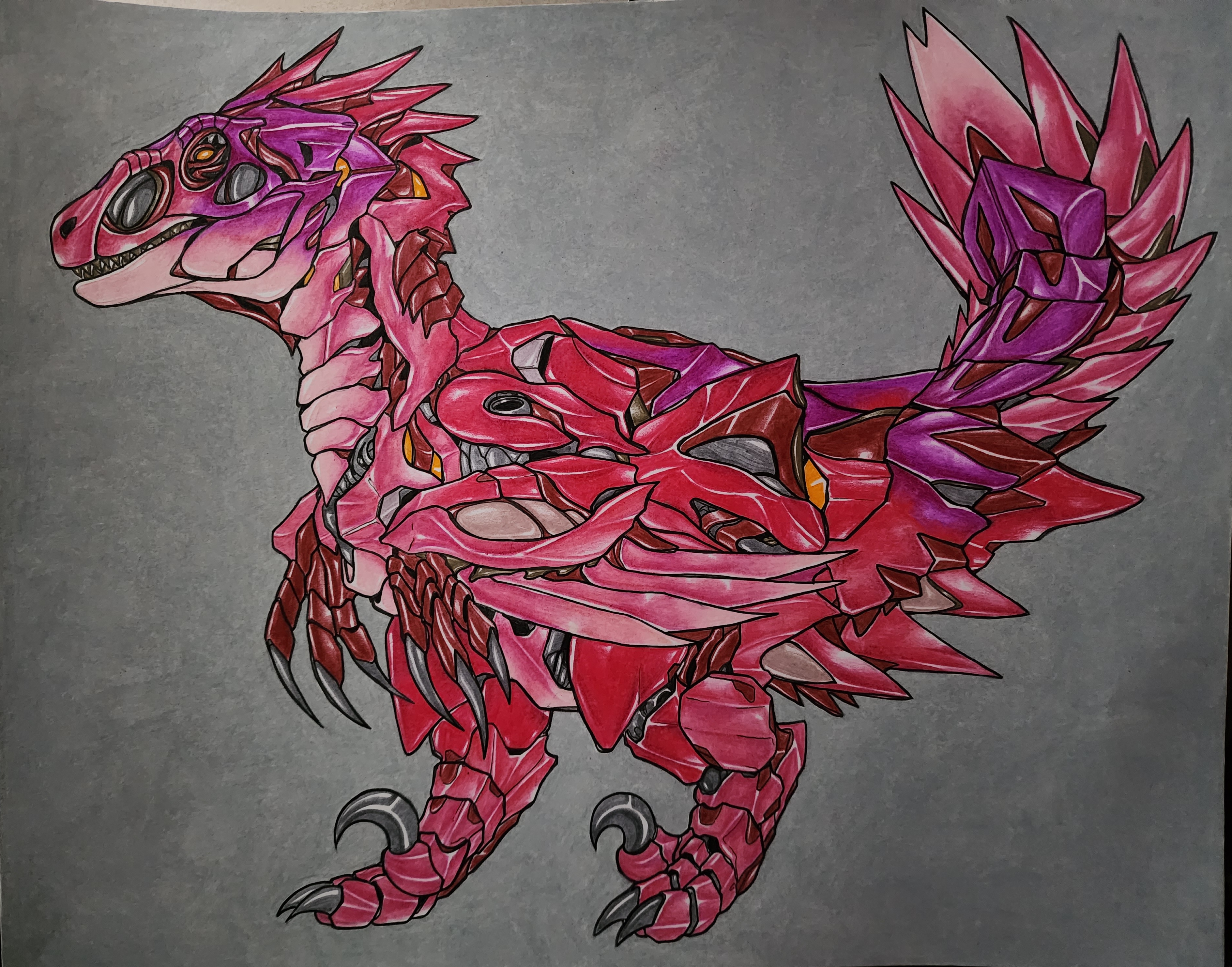 Rose Raptor Rose Raptor by Sharkboiart on DeviantArt