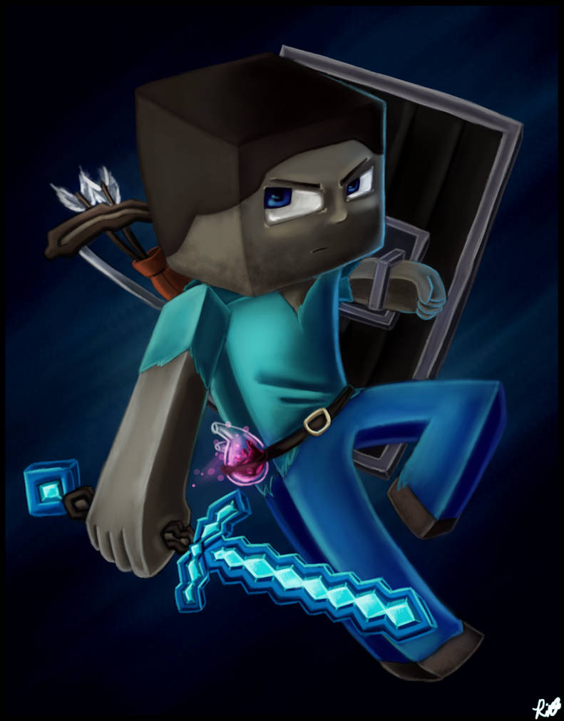 Minecraft Steve Post 'PVP' - Minecraft Steve SP (OUT) by rio-is-ok on DeviantArt