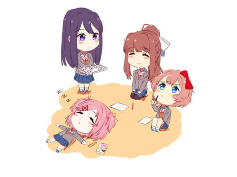 Doki Doki literature club! 