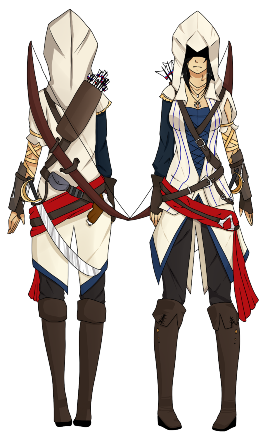 Ac3 Drawing Assassins Creed III OC :Anaelle Hemenway: by SulfuringNeko on DeviantArt