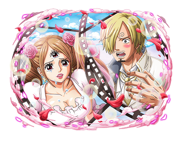 Vinsmoke Sanji and Charlotte Pudding