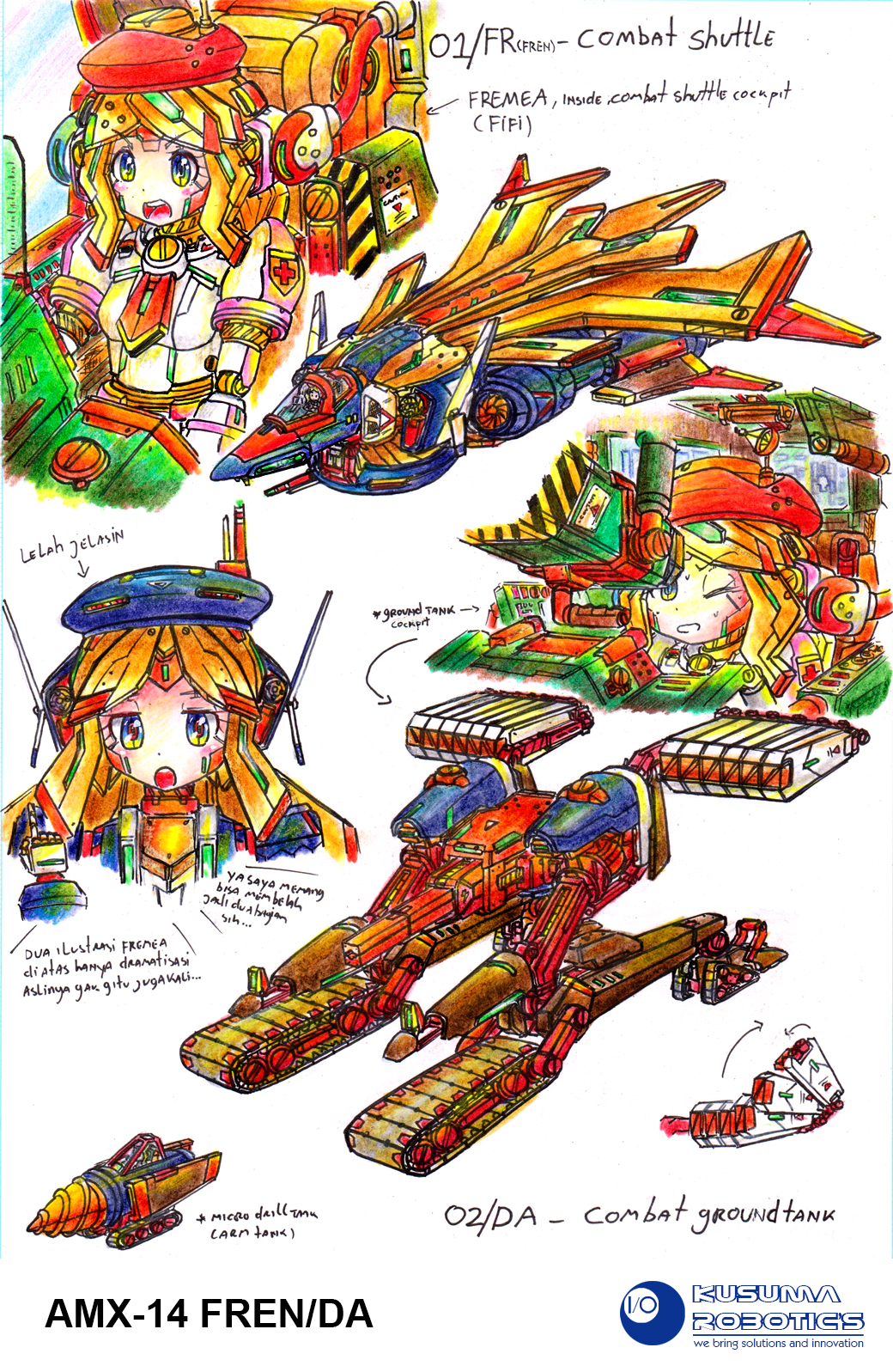 AMX 14 FREN/DA Drone Part