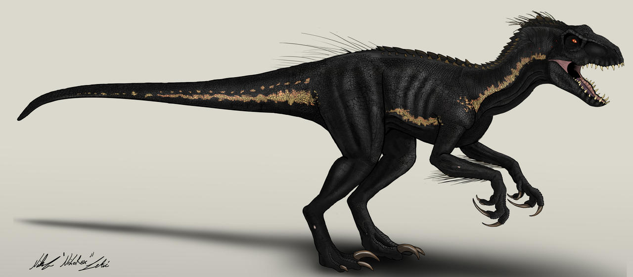Endo Raptor Drawing Jurassic World Fallen Kingdom Indoraptor by NikoRex on DeviantArt