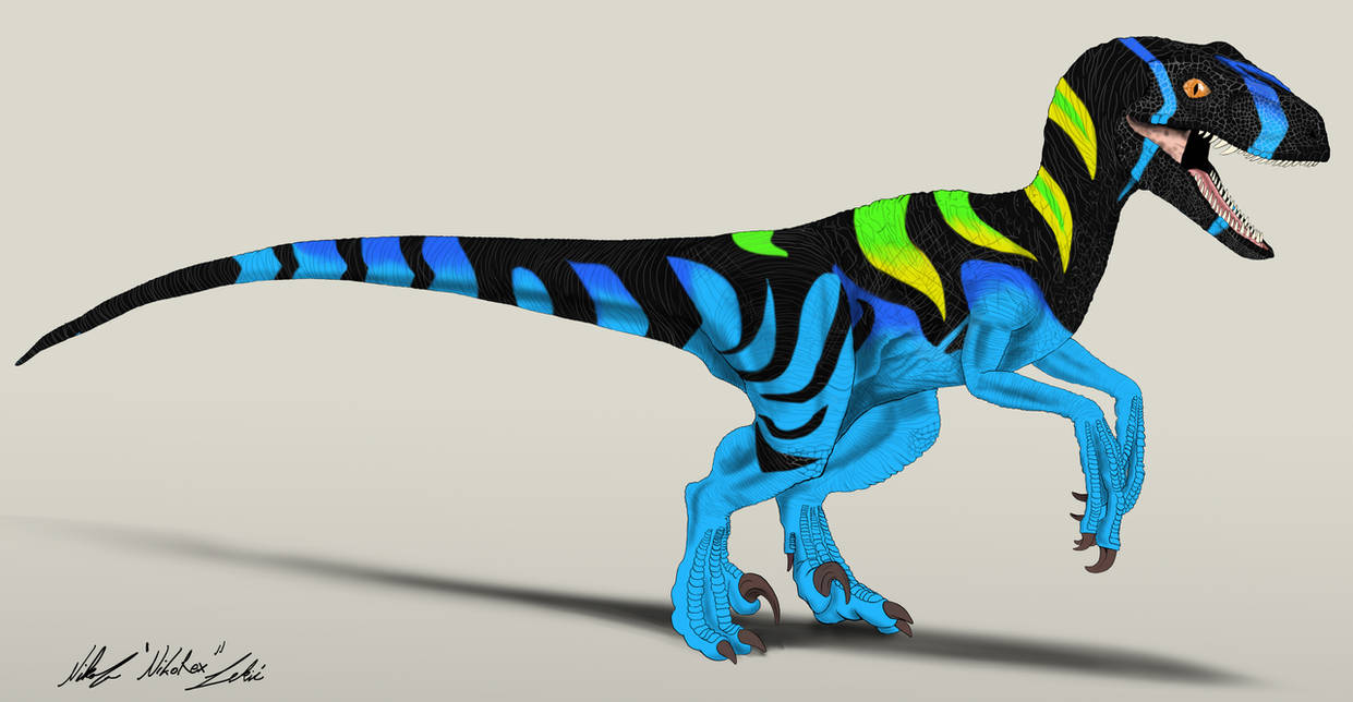 Jurassic Park Chaos Effect Raptor Alpha by NikoRex on DeviantArt