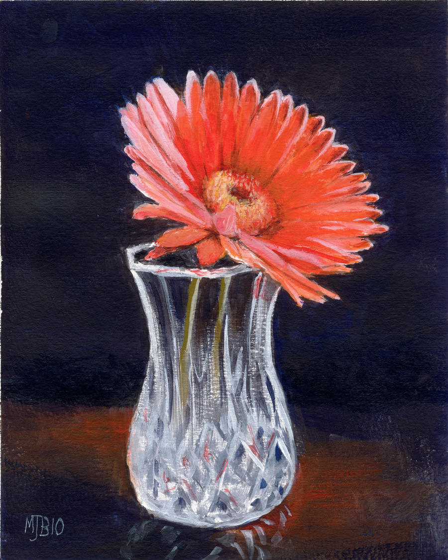 Flower in Crystal Vase