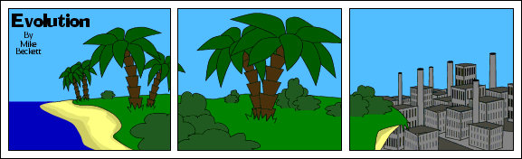 Evolution (gif animation) by mbeckett on DeviantArt