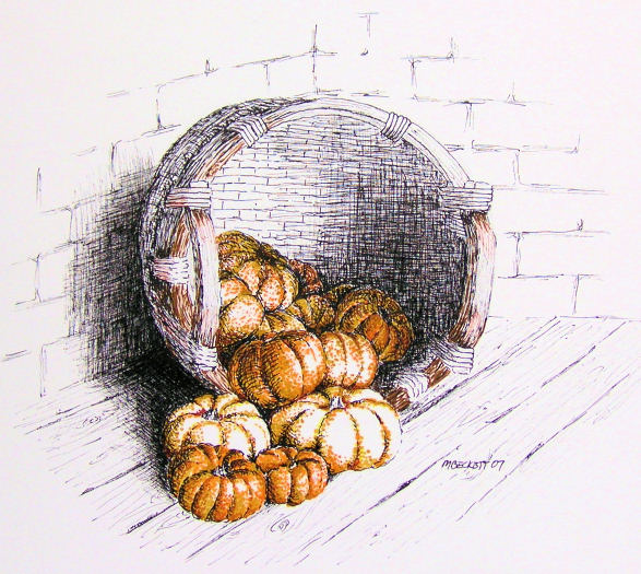 Basket of Gourds