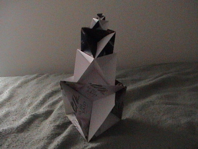 Inverted Mini Cube stacked inverted cubes by thepaperme999 on DeviantArt