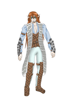 dragon age rpg character elf Tan Elgar