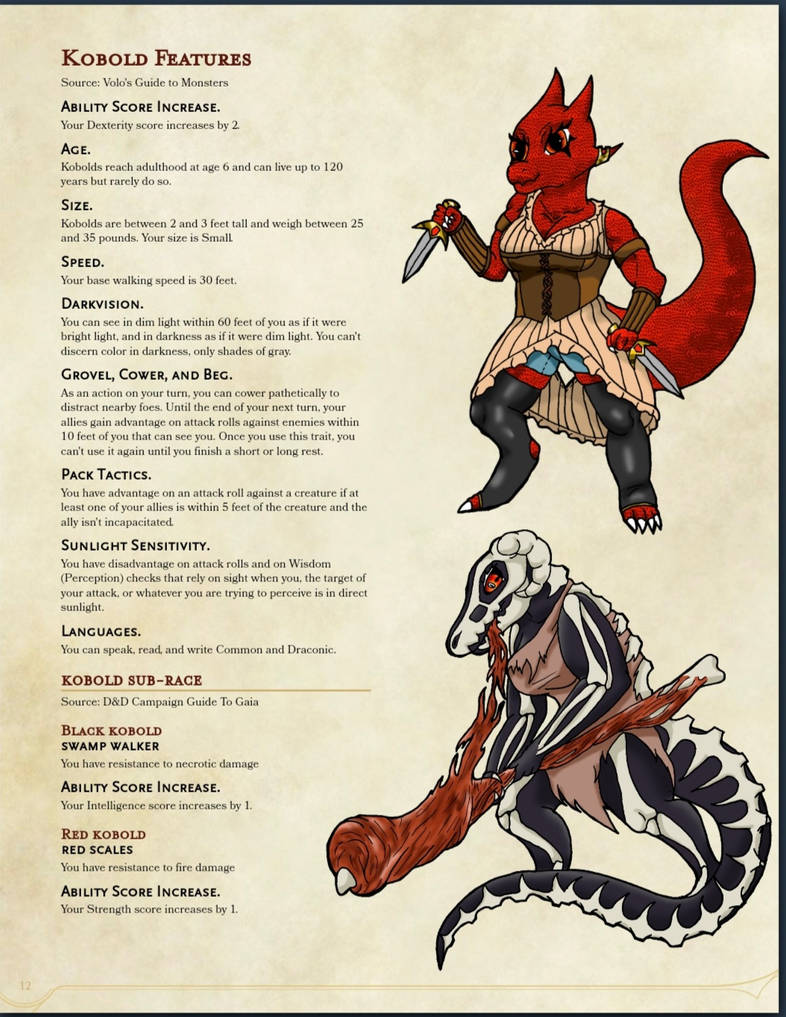 Kobold sub race #1 by nijnijs on DeviantArt