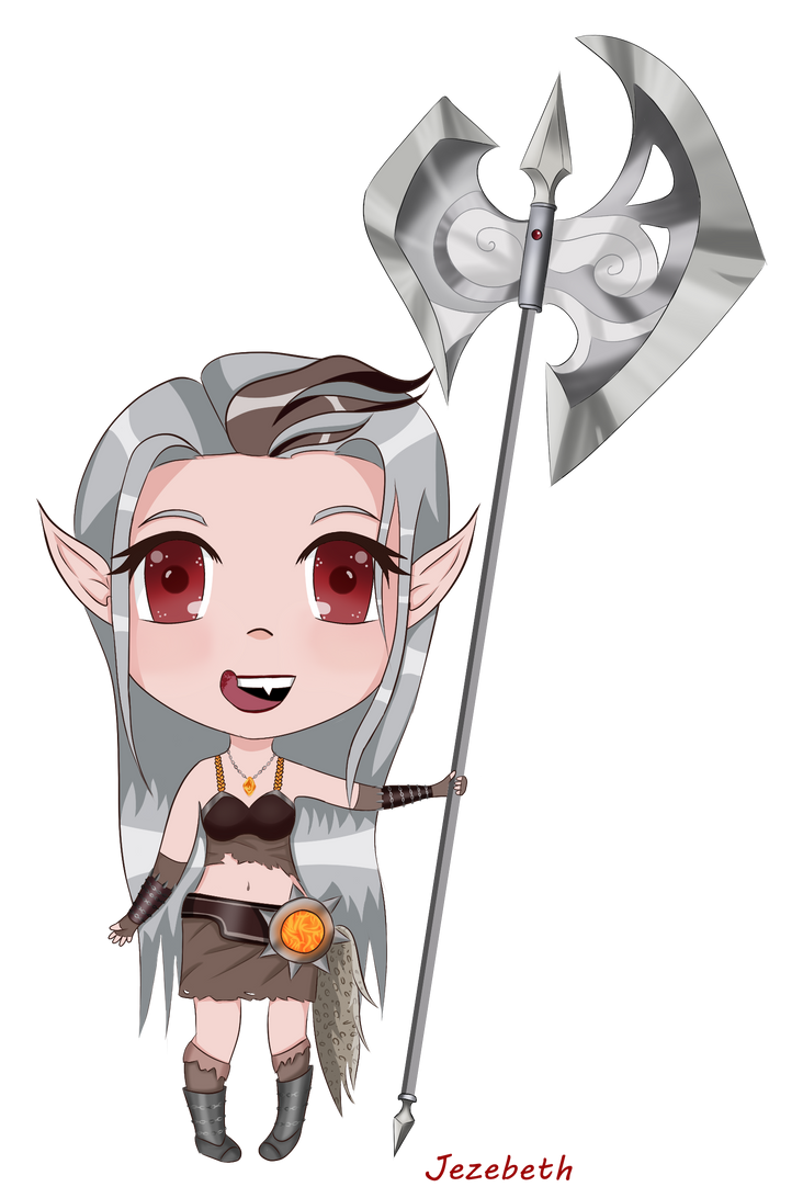 Haystack Chibi Chibi Haydee by Jezebetth on DeviantArt
