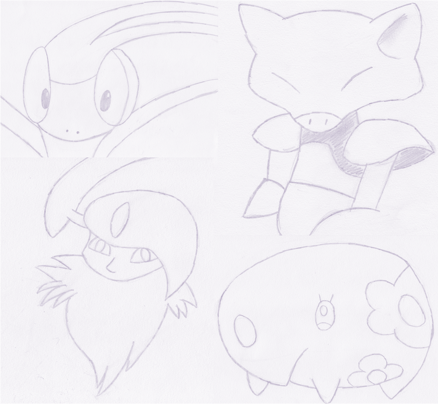Pokemon Stack Drawing Pokemon Sketch Dump by Infinite-Carousel on DeviantArt