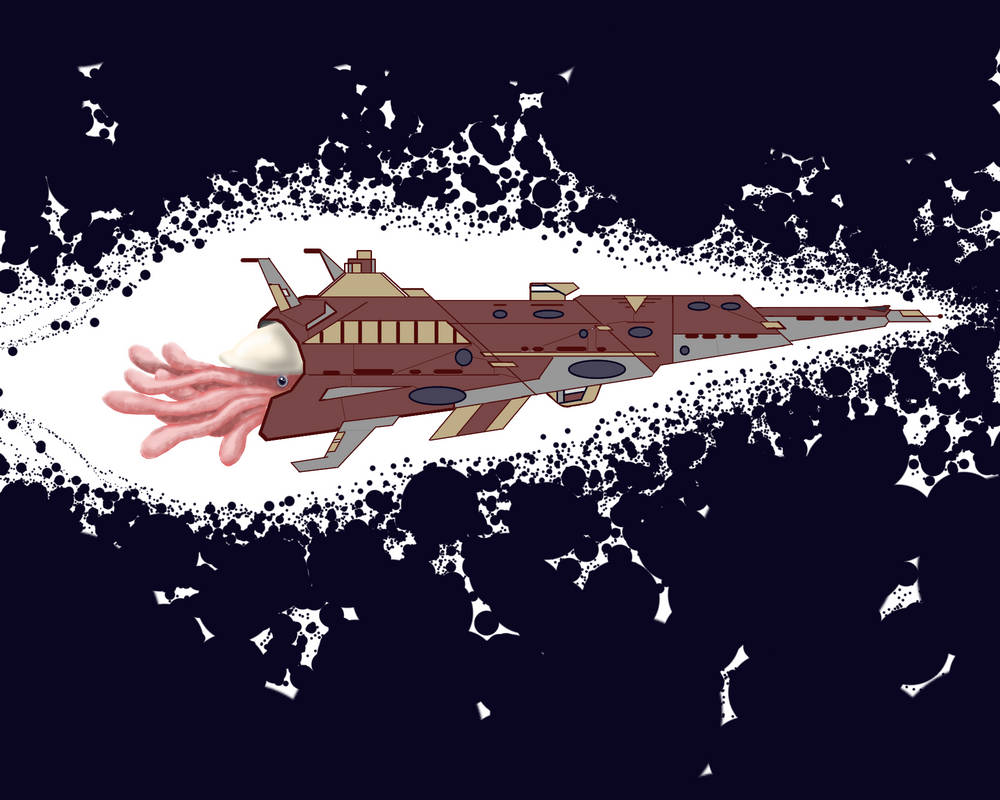 Giant Orthocone Ship by Crucart on DeviantArt