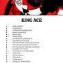 King Ace's Rapsheet