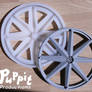 BJD wheelchair WIP: back wheel finished mould
