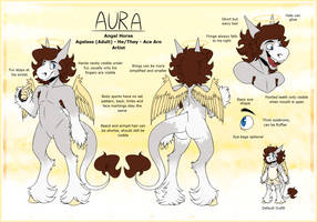 Angel Aura refrence sheet (2023)