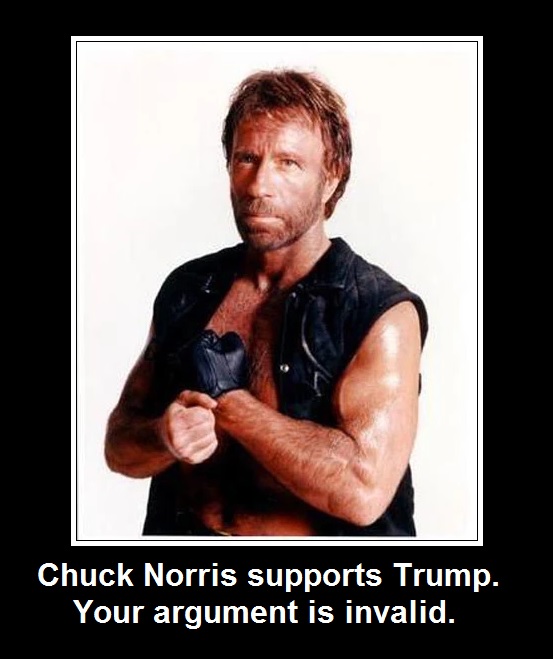 Chuck Norris supports Trump! by MattX125 on DeviantArt Chuck Norris supports Trump! by MattX125 on DeviantArt