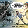 Election cartoon how not to vote