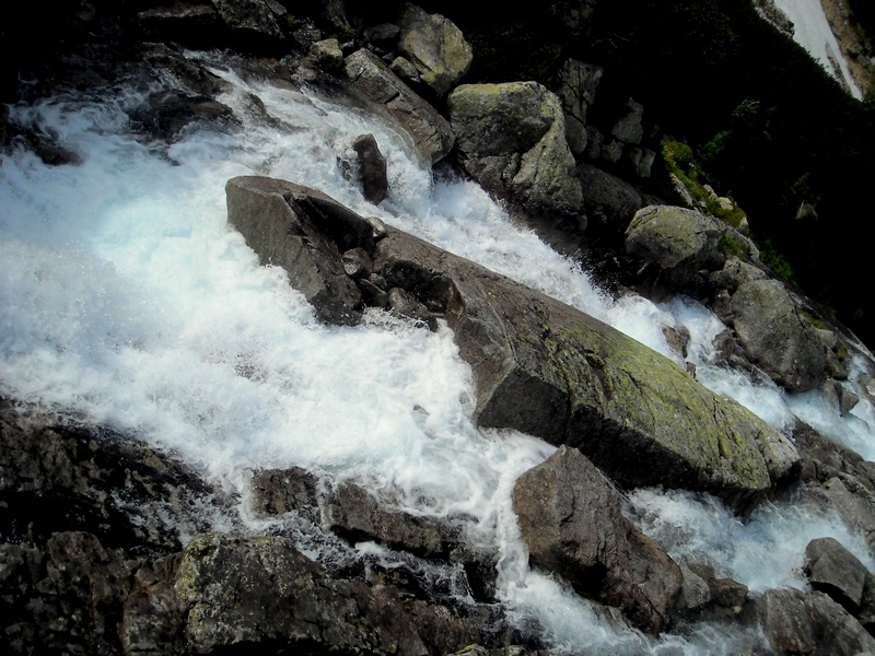 rock in a stream